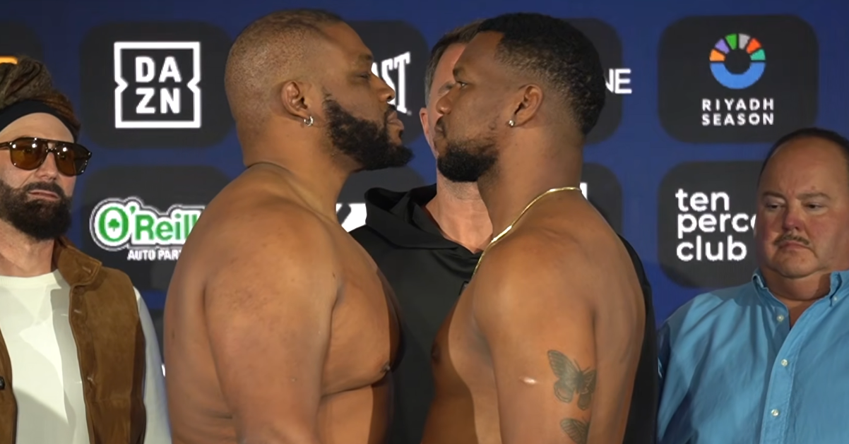 จาร์เรลล์ มิลเลอร์ ชั่งน้ำหนักมากกว่า เลเนียร์ เปโร เกิน 50 ปอนด์ ก่อนขึ้นชก